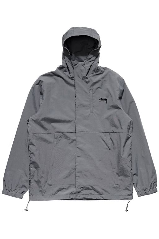 Stussy Mens Stock Taslon Jackets Grey - KDHEX1952